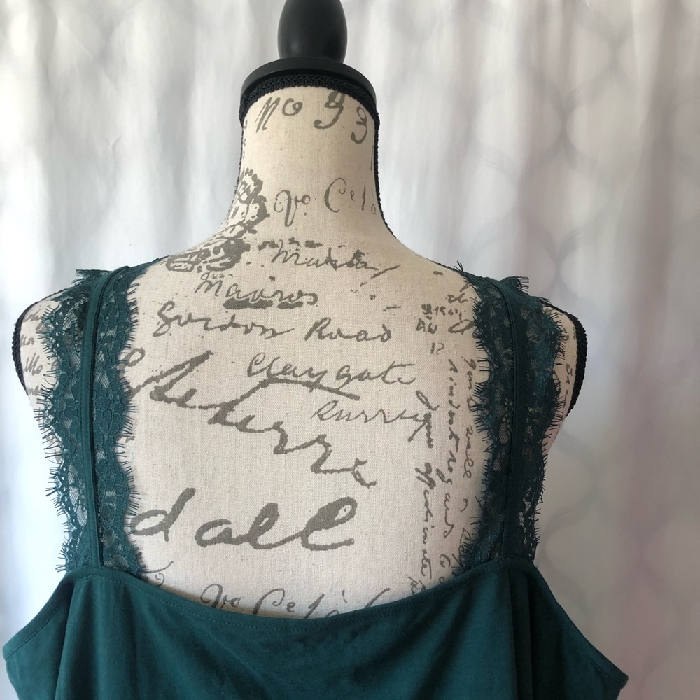 Women’s Tank Top 3X Green - Picture 3 of 5